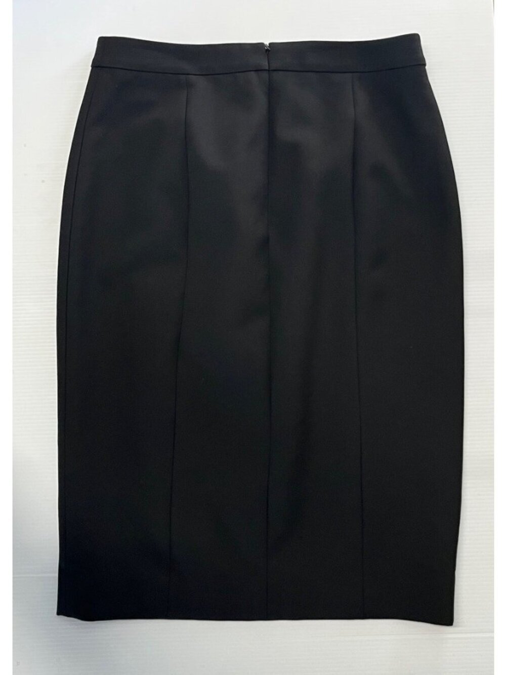 Classiques Entier Black Midi Skirt Size 12 NWT Front Slit Career Office Work - Picture 11 of 15